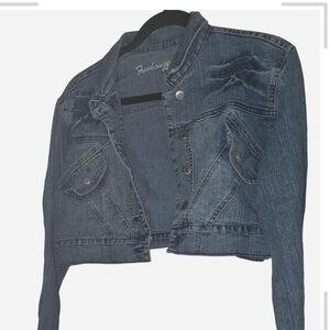 Y2K Fubourg Classic Blue Jean Jacket